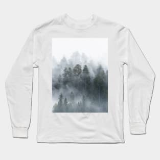 Redwood National Park Forest Fog Long Sleeve T-Shirt